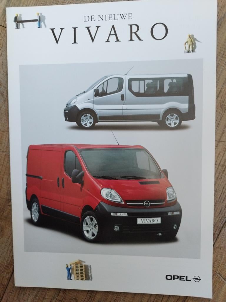 Opel Vivaro brochure+ copy Prijslijst 2000, Opel, Zo goed als nieuw, Opel, Ophalen of Verzenden