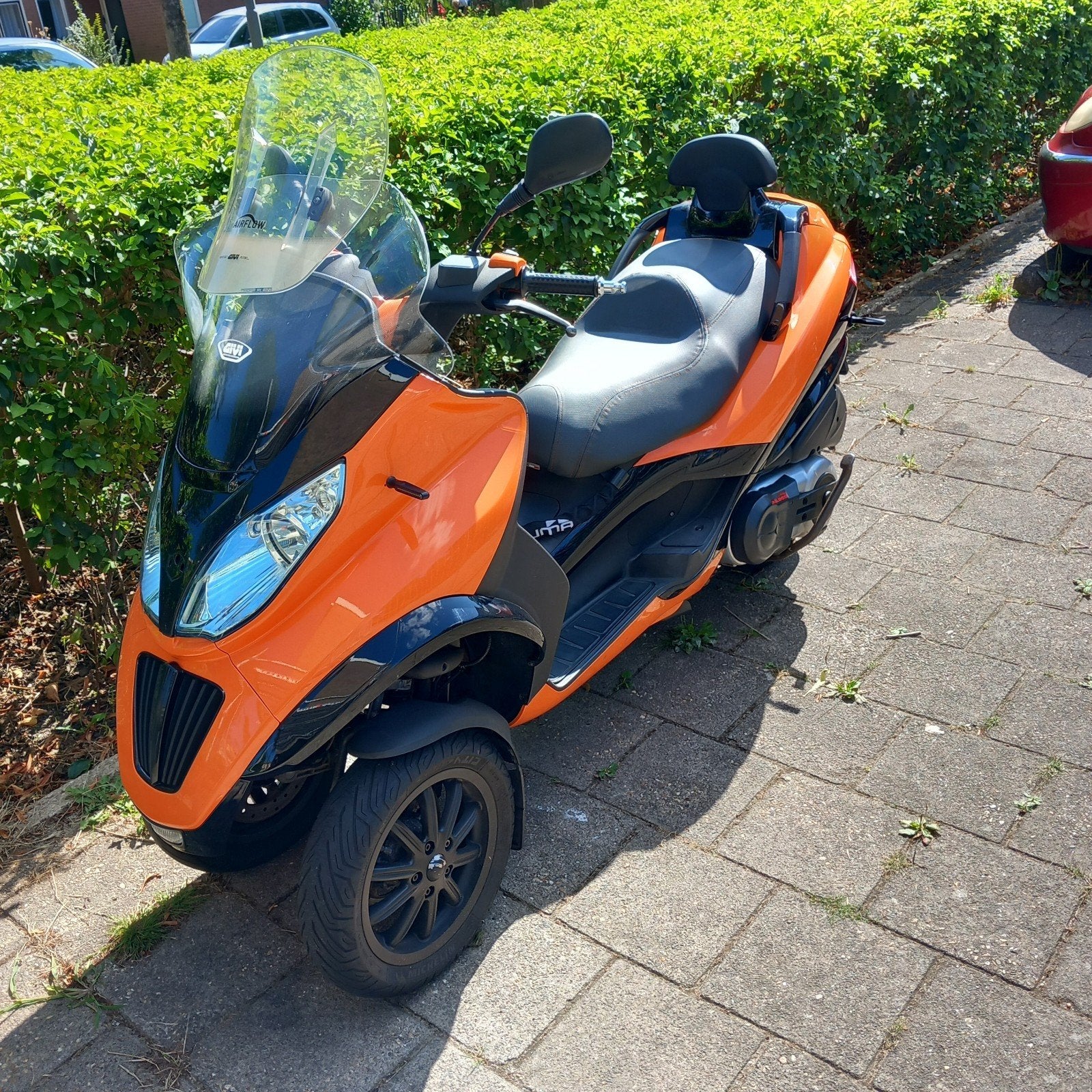 piaggio mp3 400, Ophalen