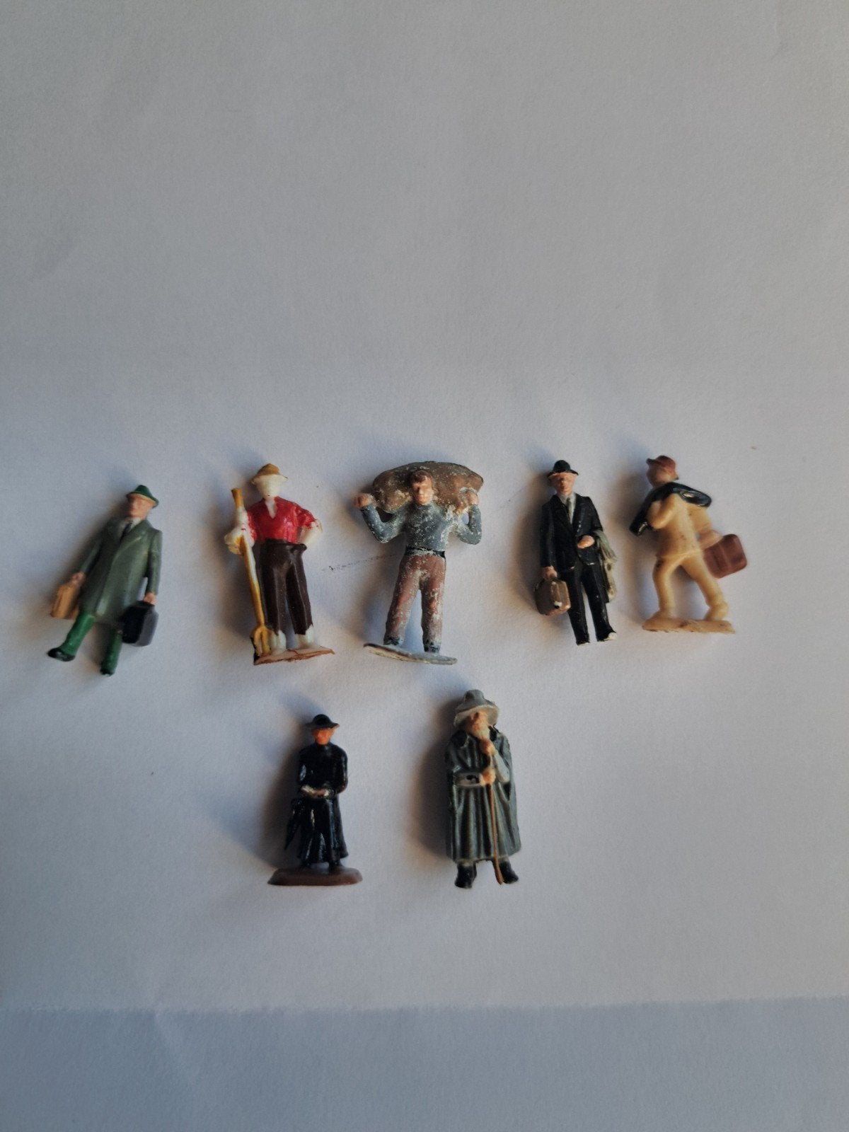 Kleine poppetjes voor bij spoorbaan, Overige merken, Gebruikt, N.b, Overige typen