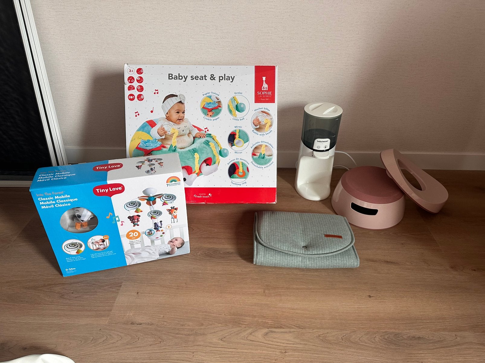 Sophie Giraffe, Baby Brezza, Flessen sterilisator, Ophalen, Zo goed als nieuw
