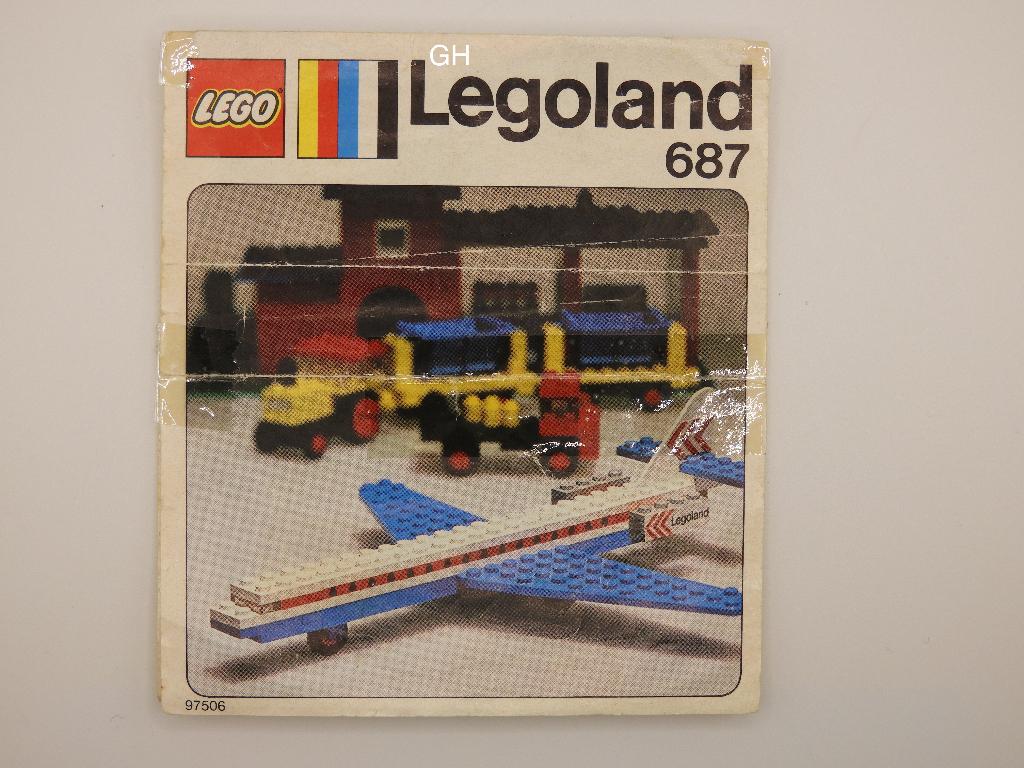 Lego 687 Vintage Caravelle Plane, Gebruikt, Lego, Compleet, Ophalen of Verzenden