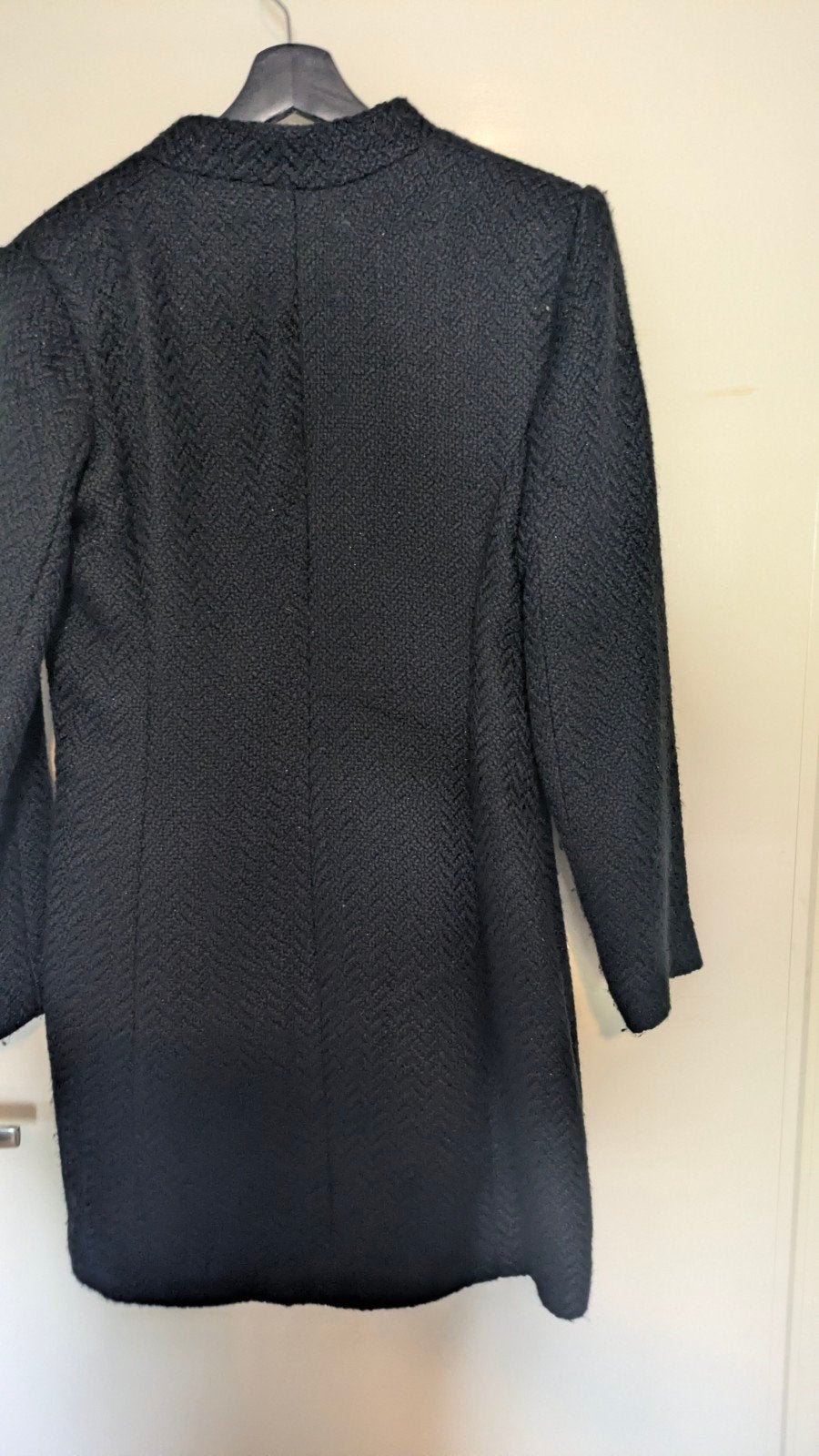 Zwarte jas Mango maat M, Kleding | Dames, Mango, Ophalen of Verzenden, Zo goed als nieuw