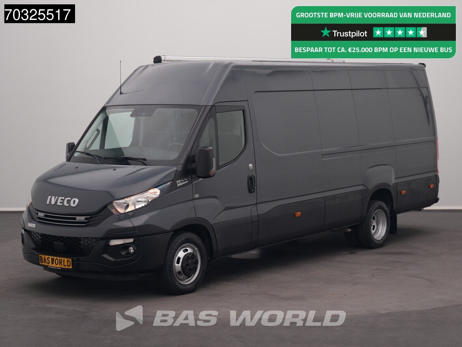 Iveco Daily 35C21 3.0L Automaat Dubbellucht L3H2 3,5t Trekha, Auto's, Automaat, Stof, Euro 6, 4 cilinders