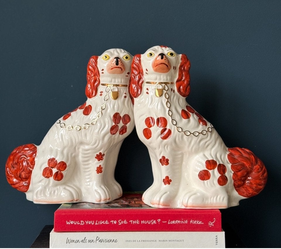 Arthur Wood set vintage XL Staffordshire Wally honden, Ophalen of Verzenden, Zo goed als nieuw, Dier