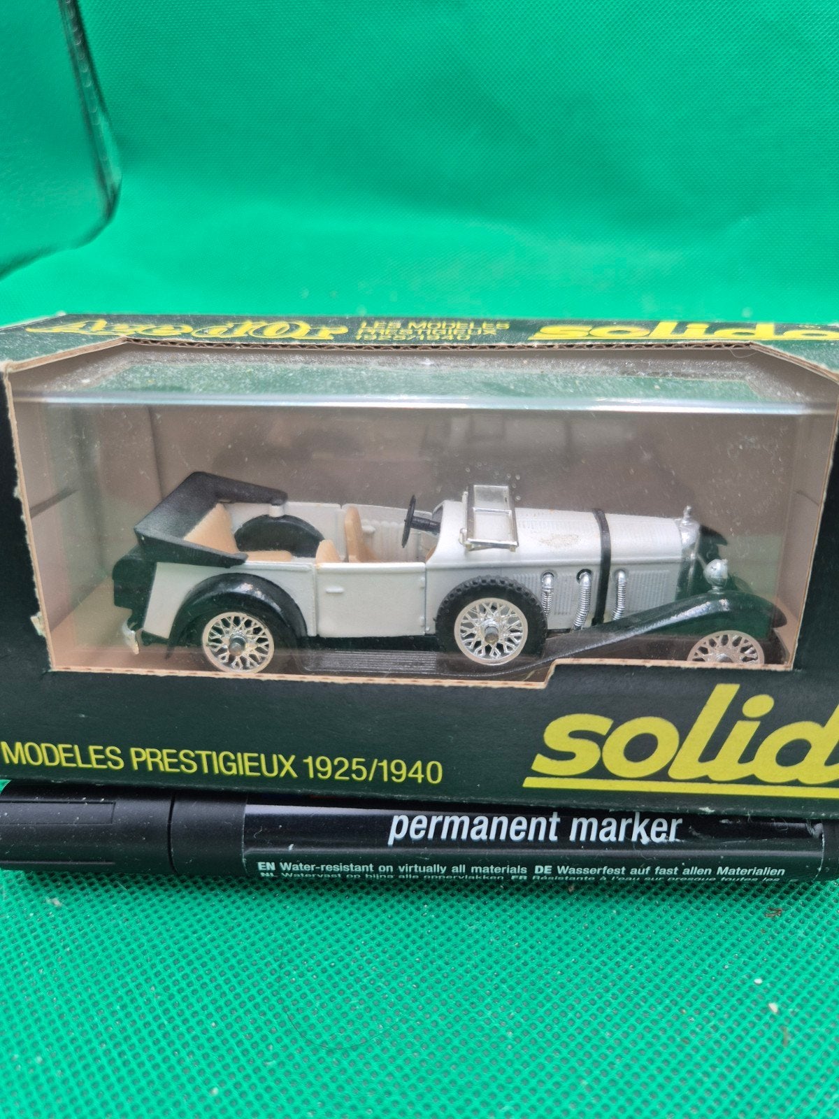 245 mercedes benz ss 1928 1/43 Solido, Hobby en Vrije tijd, Modelauto's | 1:43, Ophalen of Verzenden, Zo goed als nieuw, Auto