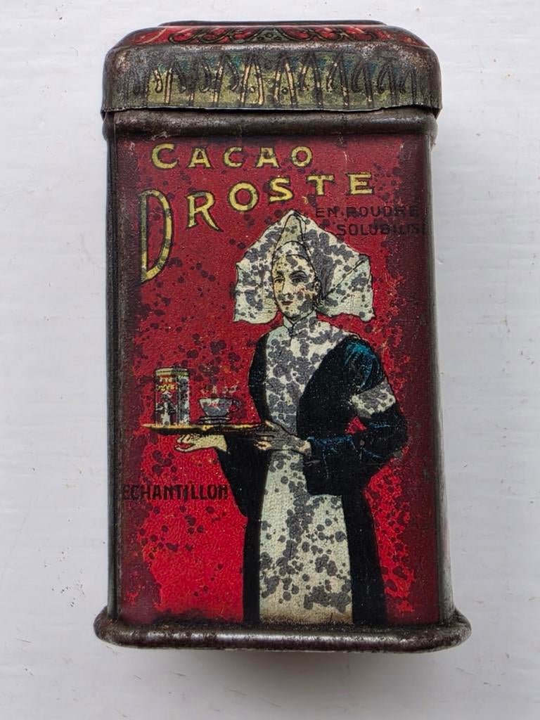 Droste monster blikje met Trein Coupe, Ophalen of Verzenden, Gebruikt, Overige, Droste