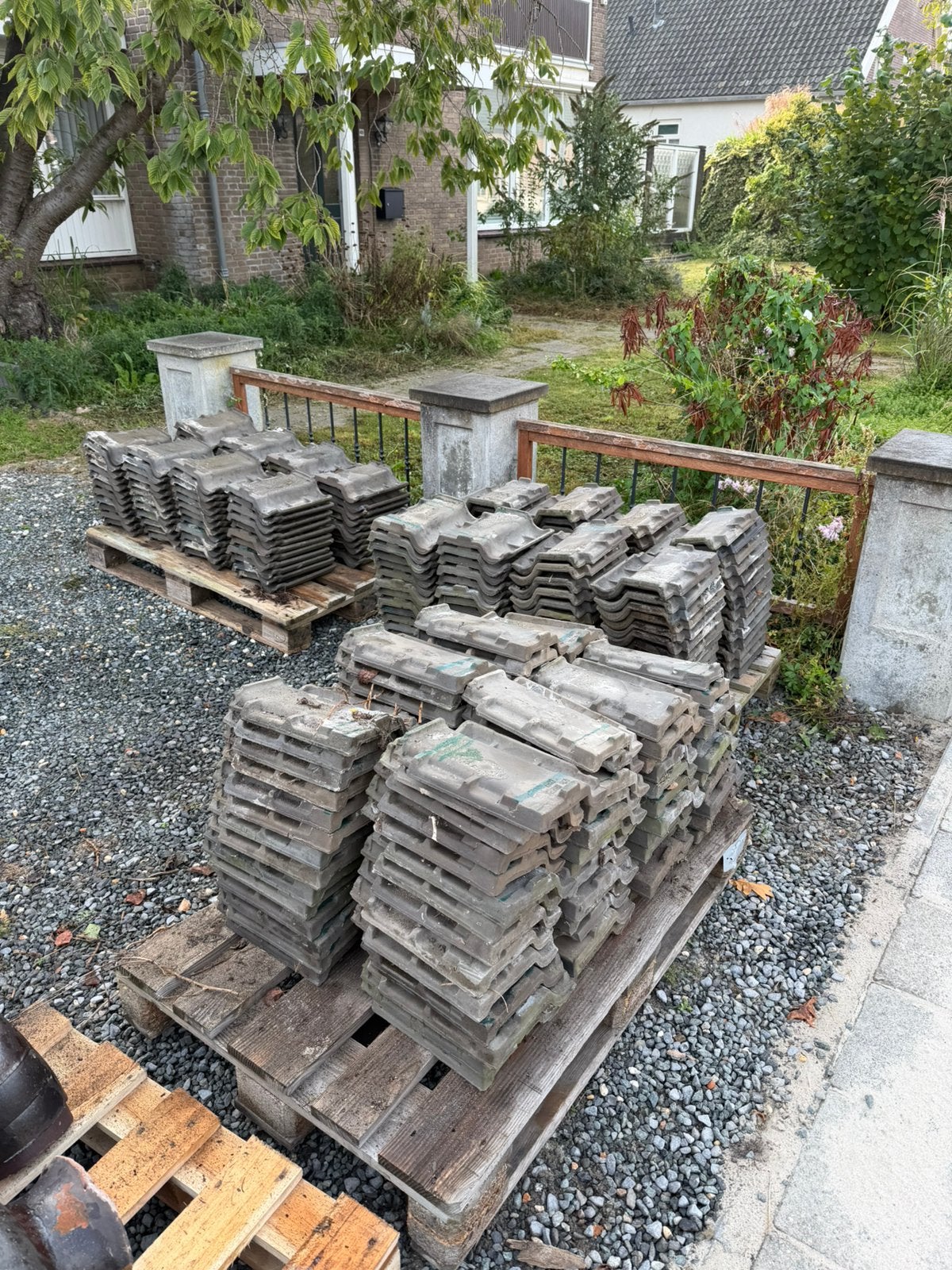 Dakpannen, Ophalen, Gebruikt, Steen of Klei, 15 m² of meer