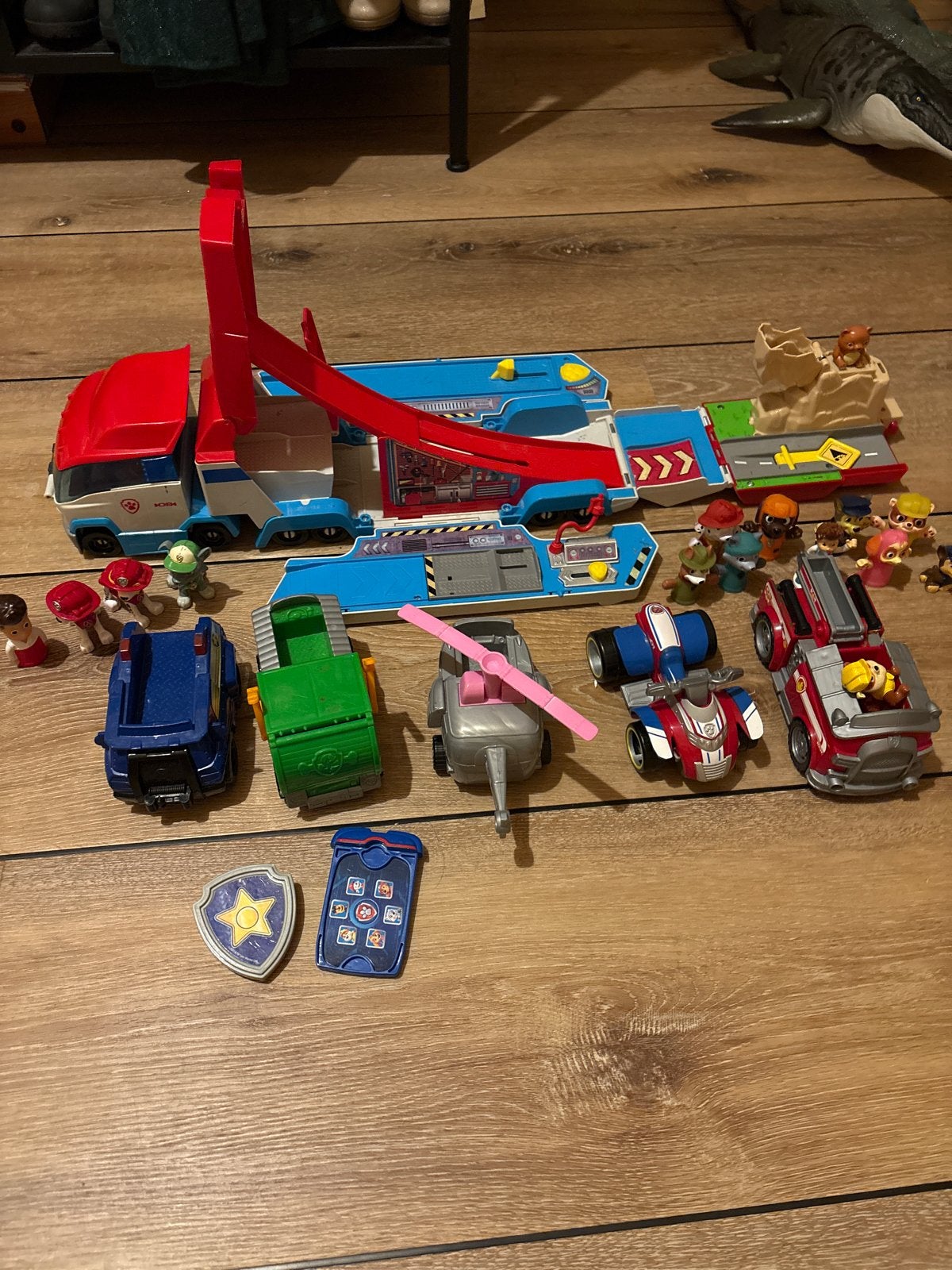 Paw Patrol speelset met voertuigen en figuren, Ophalen, Gebruikt, Jongen of Meisje