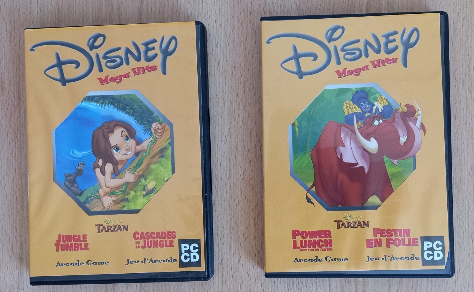 Disney Mega Hits Tarzan PC CD-ROM Spellen (2 stuks), Overige genres, 1 speler, Nieuw, Ophalen of Verzenden