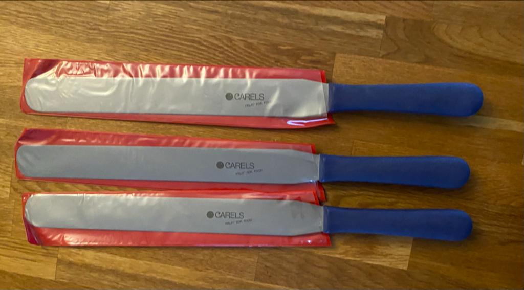 Set van  1 Carels glaceermes - nieuw in verpakking, Nieuw, Ophalen of Verzenden, Metaal, Overige merken