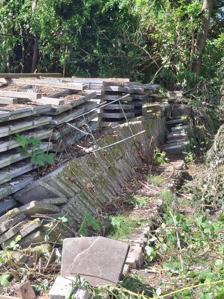 Tegels 30x30, Tuin en Terras, Ophalen, Gebruikt, 10 m² of meer, Beton