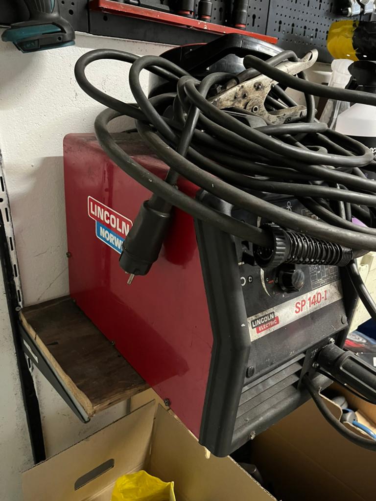 Lincoln sp140i mig lasapparaat 220v, Ophalen of Verzenden, 250 ampère of meer, Elektroden