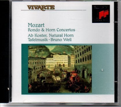 Mozart: Rondo & Horn Concertos - Ab Koster, Tafelmusik, Cd's en Dvd's, Cd's | Klassiek, Zo goed als nieuw, Soloconcert, Album