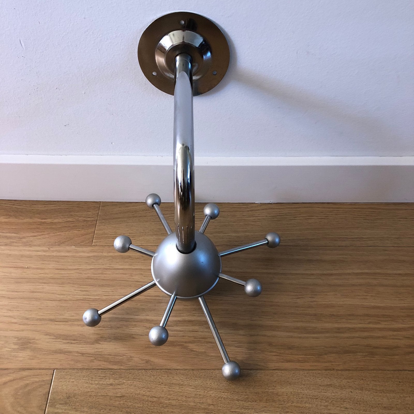 Space Age Sputnik Kapstok IKEA | Chroom / Zilver | ‘80/‘90, Sieraden, Tassen en Uiterlijk, Ophalen of Verzenden, Zo goed als nieuw