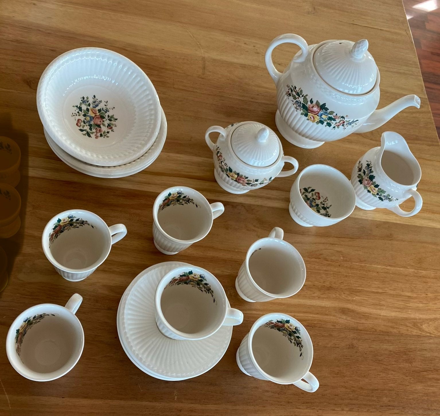 Wedgwood Conway, koffie/thee servies, Ophalen, Gebruikt, Overige merken, Keramiek