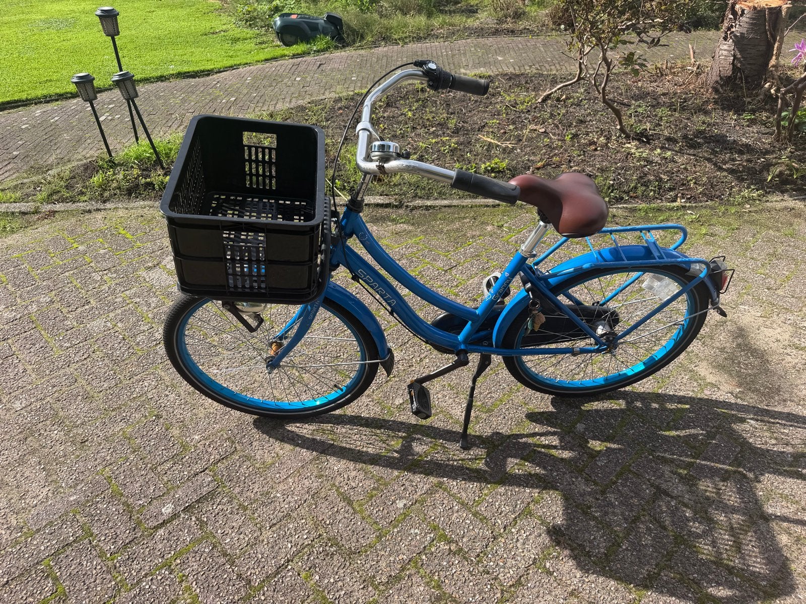 Sparta Kinderfiets 22 inch met mandje, Ophalen, Gebruikt, 20 inch of meer