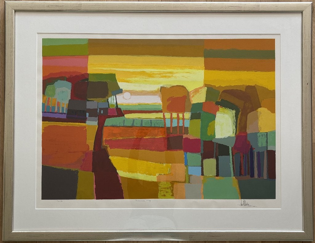 Ton Schulten (1938-2025) - Nazomer (1999), Ophalen, Gelimiteerde oplage, Landschappen, Lithografie
