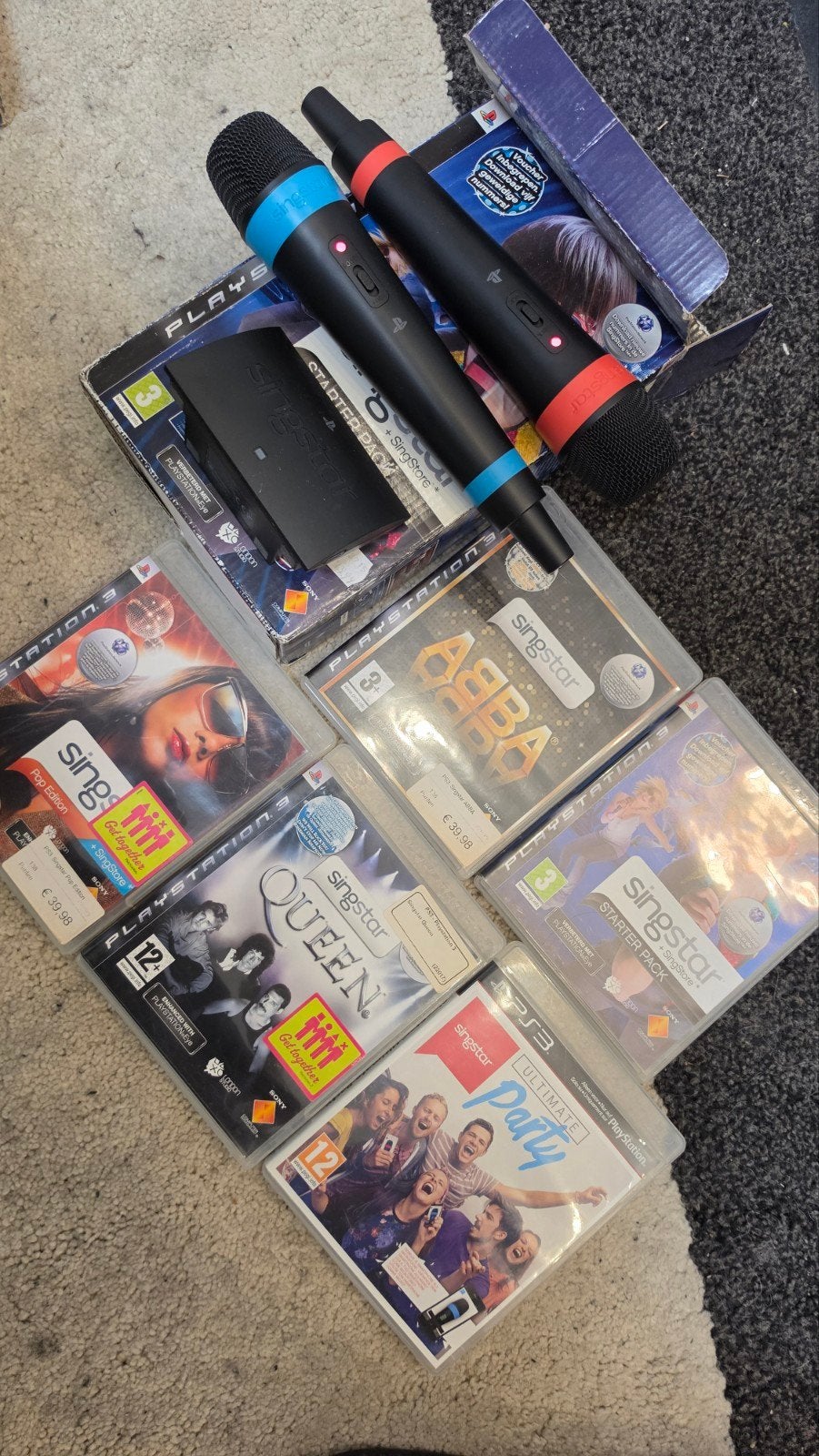 Singstar PlayStation 3 Bundel met o.a. draadloze microfoons, Muziek, 2 spelers, Eén computer, Ophalen of Verzenden