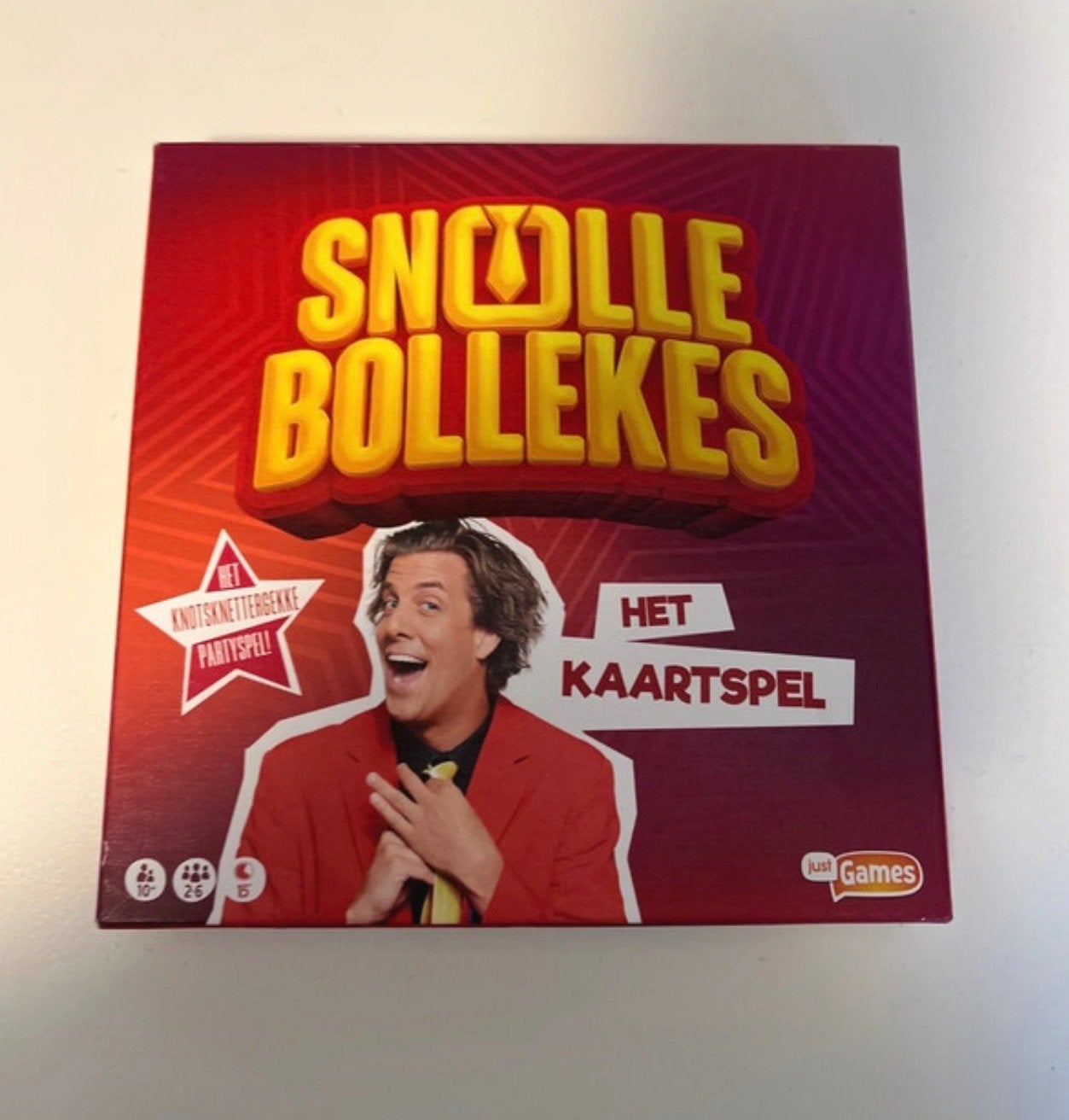 Snollebollekes Het Kaartspel - Partygame, Drie of vier spelers, Ophalen of Verzenden, Zo goed als nieuw