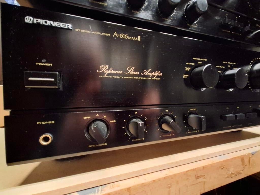 Pioneer Reference amplifier A616 mkII, Audio, Tv en Foto, Ophalen, Zo goed als nieuw, 60 tot 120 watt, Pioneer