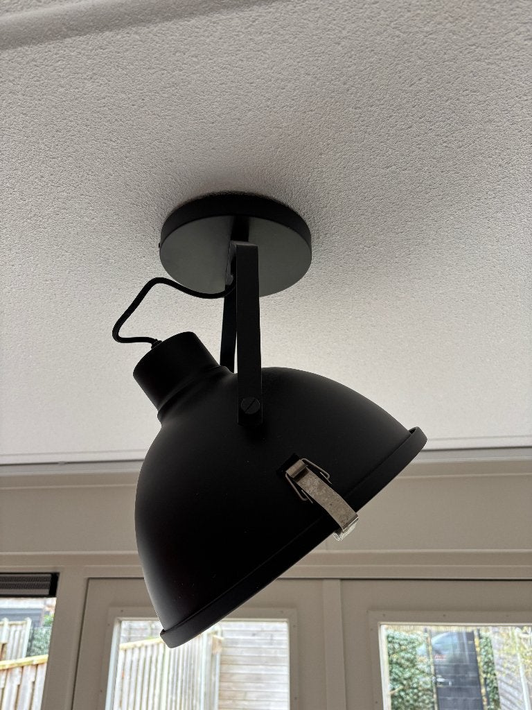 KARWEI Plafondlamp Magnus zwart, Ophalen of Verzenden, Gebruikt