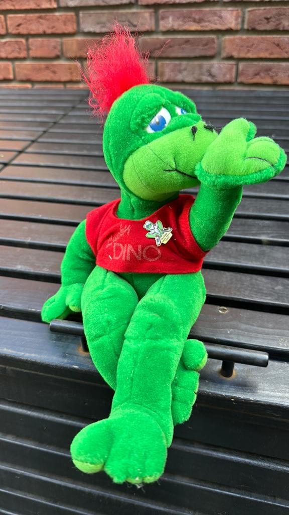World Games Den Haag 1993 mascotte met pin, Overige merken, Ophalen of Verzenden, Middelgroot (20 tot 80 cm), Met kleding of accessoire