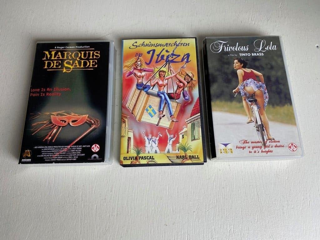 3 Licht Sensuele Films VHS (2 a la Tiroler), Vanaf 16 jaar, Ophalen of Verzenden, Zo goed als nieuw, Overige genres