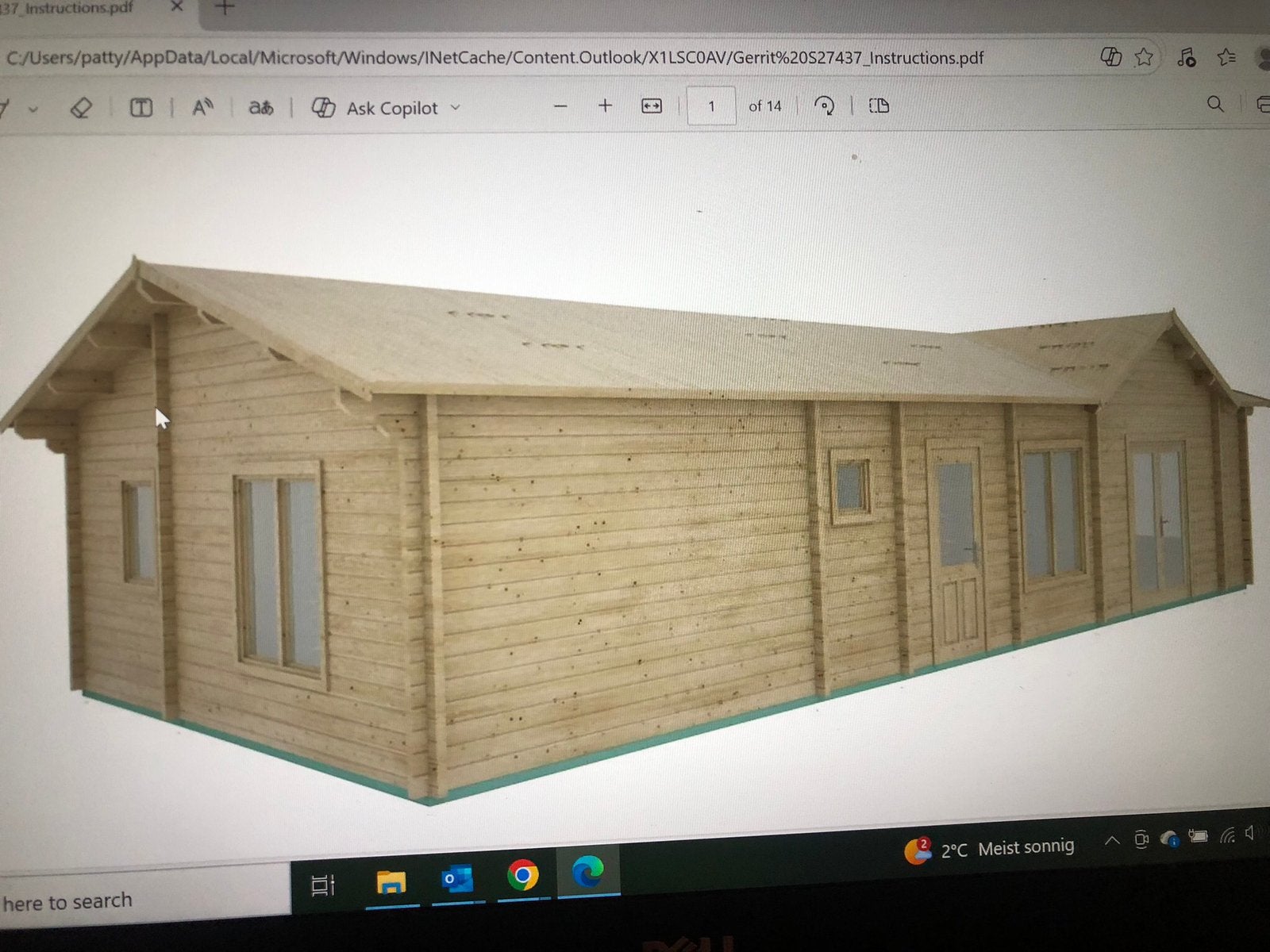 Houten Chalet te koop bouwpakket nieuw, Ophalen, Nieuw