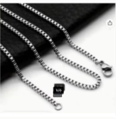 ketting., Sieraden, Tassen en Uiterlijk, Ophalen of Verzenden, Nieuw, Zilver, Overige materialen