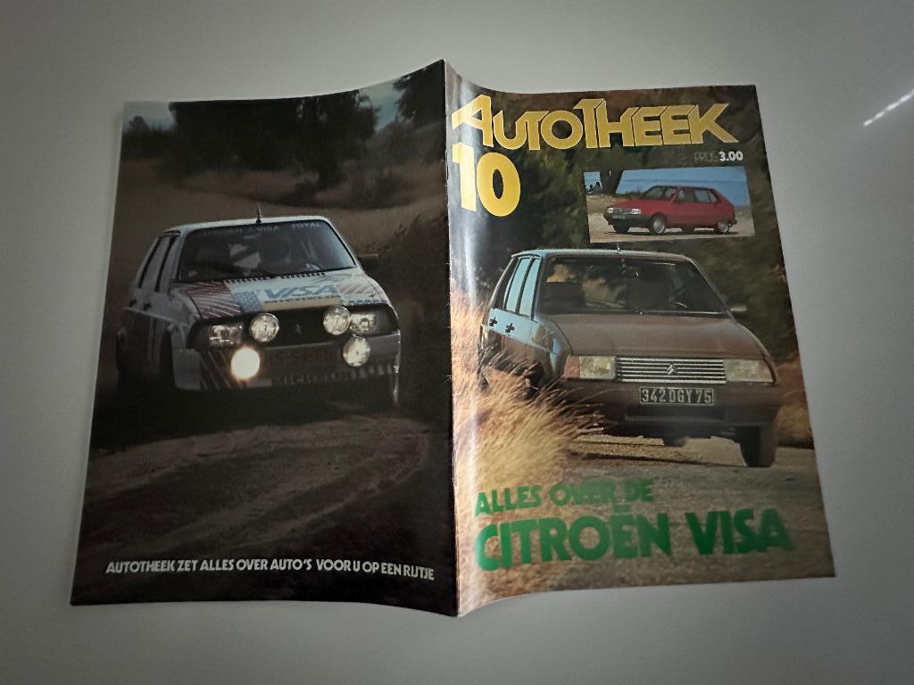 Folder Citroën Visa DS Autotheek 10 , 1983, Ophalen of Verzenden, Zo goed als nieuw, Citroën