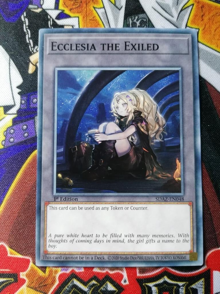 Ecclesia the Exiled - Token SDAZ - Yu-Gi-Oh, Ophalen of Verzenden, Zo goed als nieuw