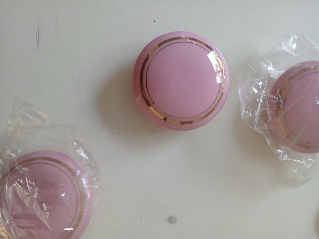 Ladeknop / deurknop / knop vintage roze porselein, Huis en Inrichting, Kasten | Overige, Ophalen of Verzenden, Nieuw
