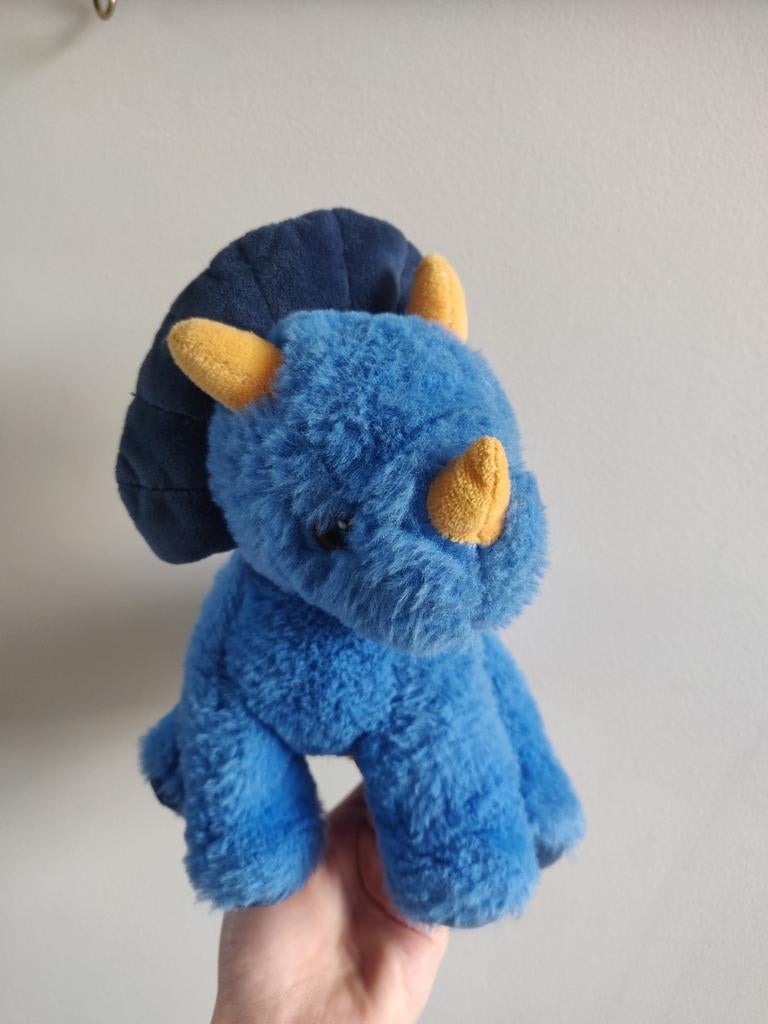 Blauwe Triceratops Dino Knuffel, Ophalen, Gebruikt, Overige typen