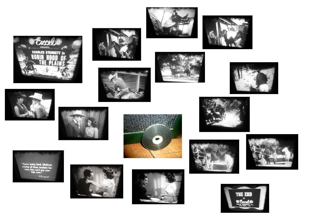 16mm film Western Robin Hood of the Plains - 1943 - 10min -, Ophalen of Verzenden, 16mm film