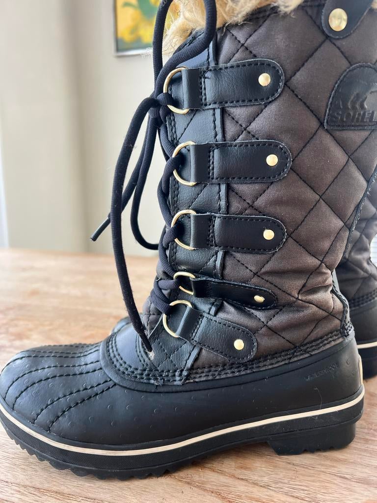 Sorel Smowboots maat 38, Kleding | Dames, Schoenen, Zwart, Snowboots, Gedragen, Sorel