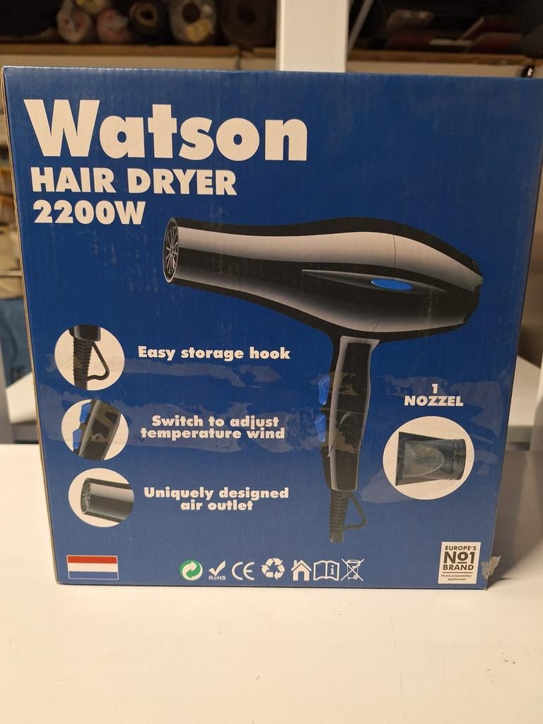 Watson hair dryer, Witgoed en Apparatuur, Ophalen of Verzenden, Nieuw, Haarverzorging