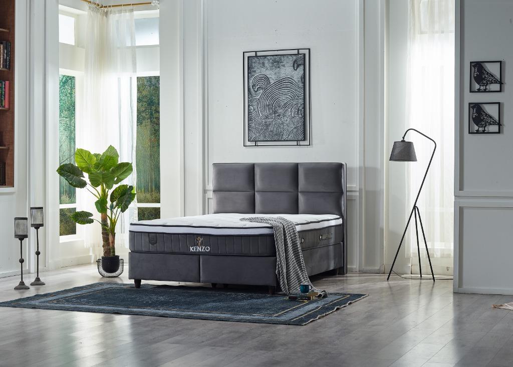 Boxspring Kenzo 2 persoons 180 x 200, Ophalen, Zouavenstraat 6 Den bosch (let op geen bezoek adres), 180 cm, 200 cm