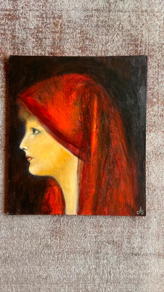 Reproductie van 'Fabiola' door Jean-Jacques Henner, Ophalen of Verzenden
