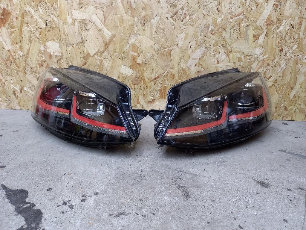 Koplampen golf 7 GTI 5G1941081E 5G1941082E, Auto-onderdelen, Verlichting, Ophalen of Verzenden, Gebruikt, Volkswagen