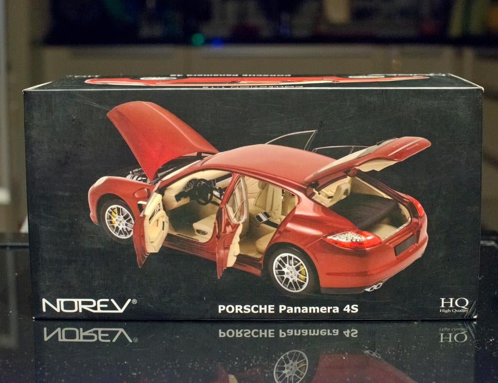 Norev - Porsche Panamera 4s HQ 1:18, Hobby en Vrije tijd, Modelauto's | 1:18, Ophalen of Verzenden, Nieuw, Auto, Norev