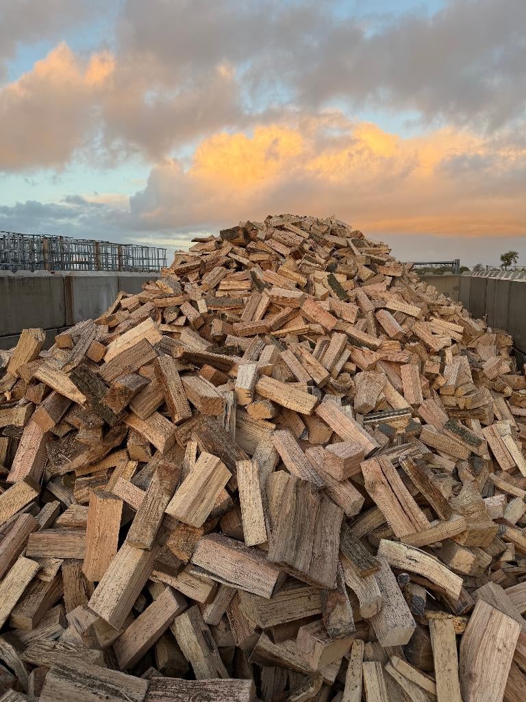 Haardhout | Eik & Beuk | Ovendroog - TOP HOUT, Tuin en Terras, Minder dan 3 m³, Verzenden, Eikenhout, Blokken