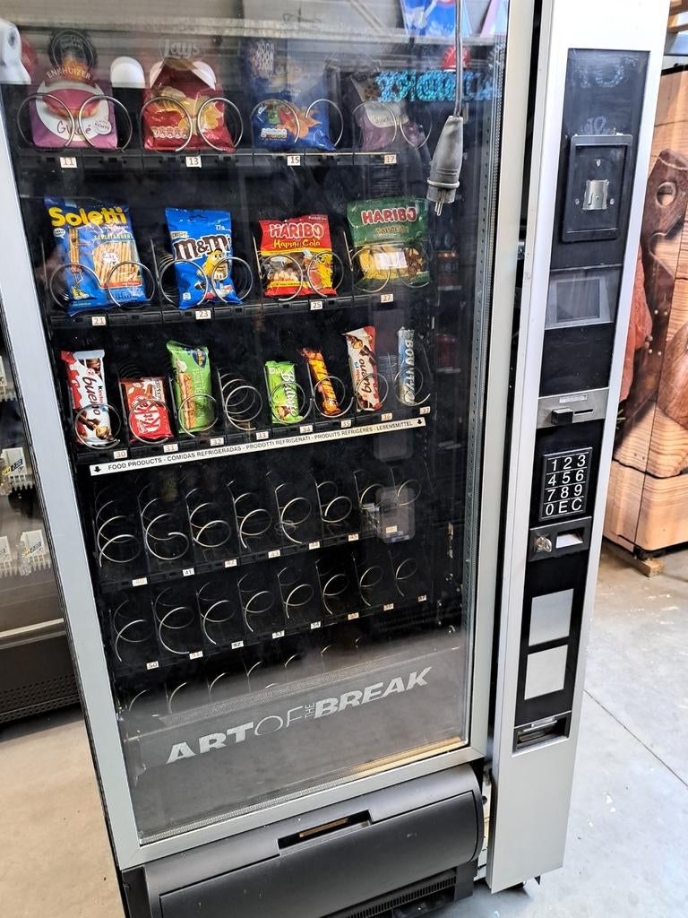 Combi automaat Necta art break gekoeld, Verzamelen, Automaten | Overige, Ophalen