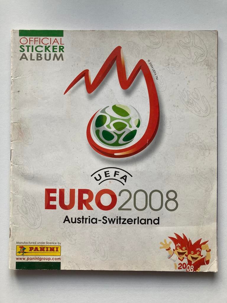 Panini Euro 2008 Album - Incompleet met 327 stickers, Ophalen of Verzenden