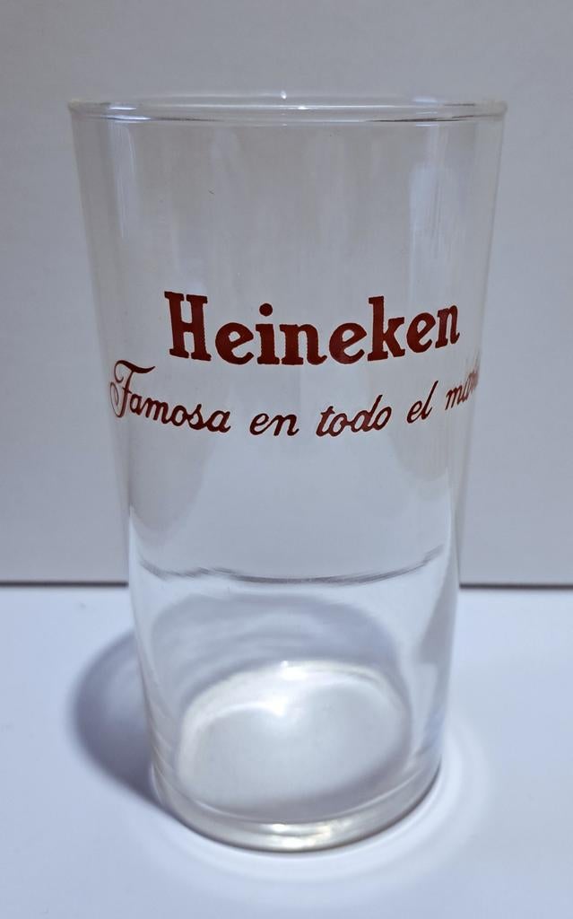Heineken glas Venezuela 1950 - 1960, Verzamelen, Ophalen of Verzenden, Zo goed als nieuw, Glas of Glazen, Heineken