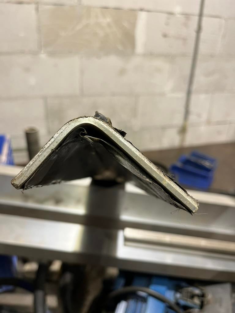 Aluminium hoekprofiel, gezet profiel, 80 x 60x 5, Ophalen, Zo goed als nieuw