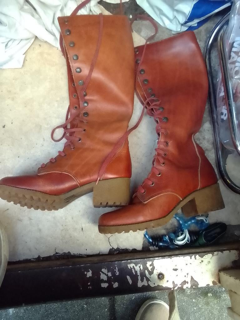 leren rijglaarzen, Kleding | Dames, Schoenen, Ophalen of Verzenden, Zo goed als nieuw, Zwart, Sneakers of Gympen