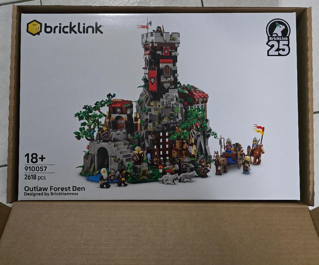 Lego bricklink outlaw forest den (910057) nieuw ongeopend., Overige thema's, Lego, Nieuw, Ophalen of Verzenden