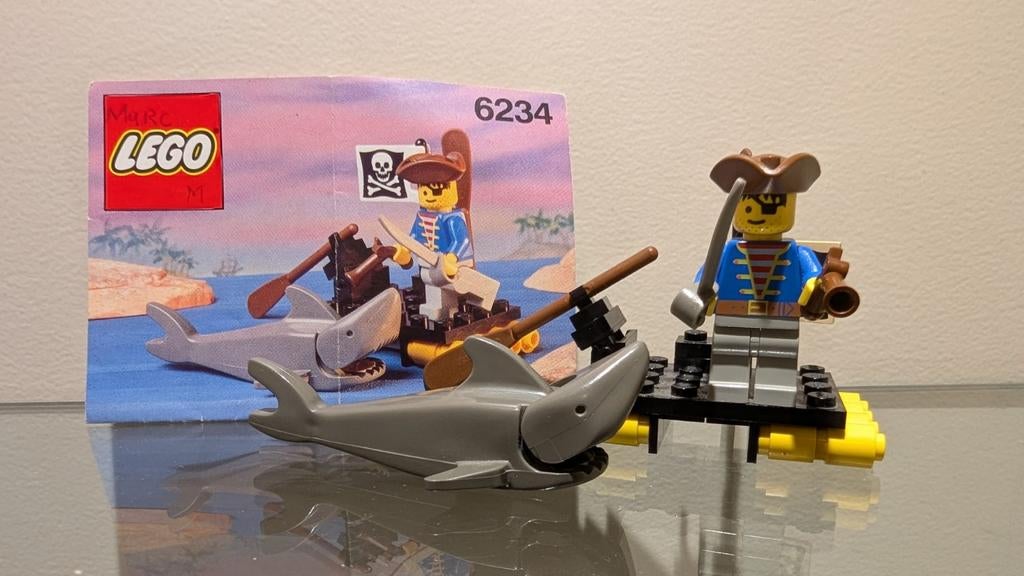 Lego Pirates 6234 - Shark Island, Ophalen of Verzenden, Gebruikt, Complete set, Lego