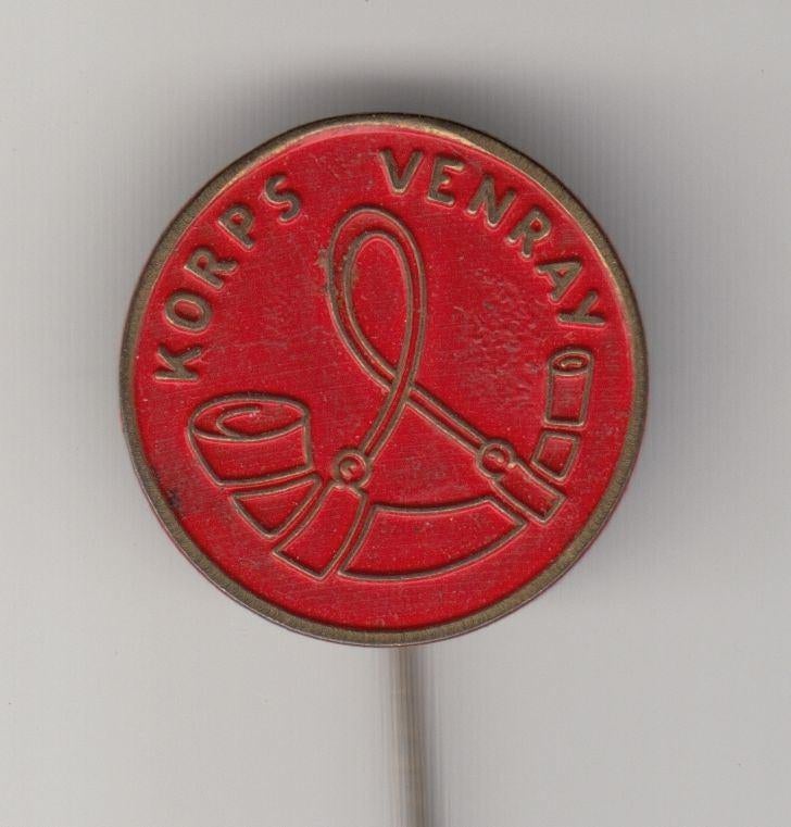 MSSK Korps Venray St. Petrus Banden speldje, Gebruikt, Niet vindbaar, Niet vindbaar, Speldje of Pin