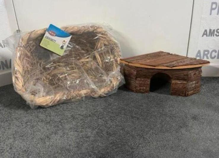 NIEUW - Trixie huisje + relax mand voor hamster/ rat/ konijn, Dieren en Toebehoren, Ophalen of Verzenden, Nieuw, Overige typen